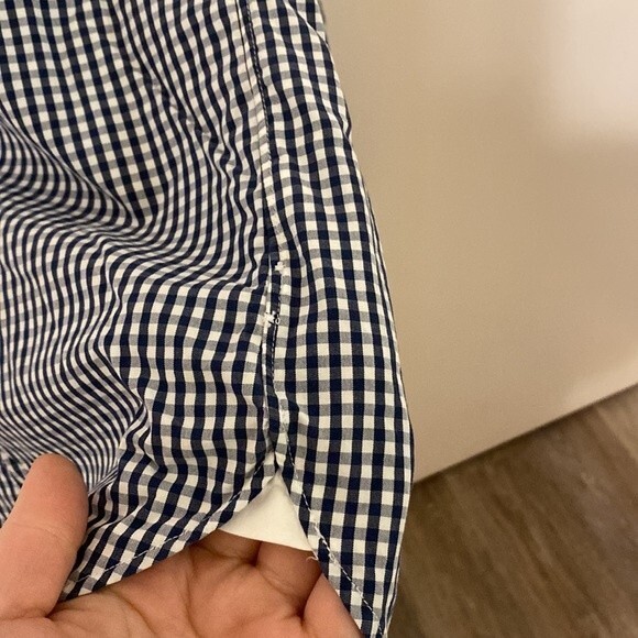 J. Crew Checkered Plaid Long Sleeve Button Down Shirt 100% Cotton Men's XLT 17 - Picture 11 of 14